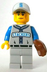 col157 Baseball Fielder, Series 10 (Minifigure Only without Stand and Accessories)