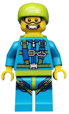 col150 Skydiver, Series 10 (Minifigure Only without Stand and Accessories)