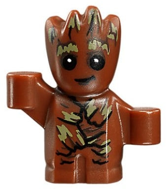 sh0389 Groot - Baby, Reddish Brown