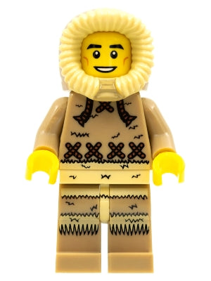 col068 Ice Fisherman, Series 5 (Minifigure Only without Stand and Accessories)