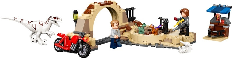 76945 Atrociraptor Dinosaur: Bike Chase