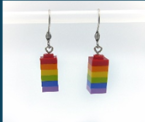 Rainbow Stacked Earrings