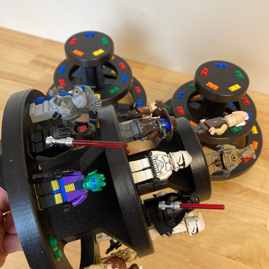Round 3-Tier Display Stand - Multi-Color