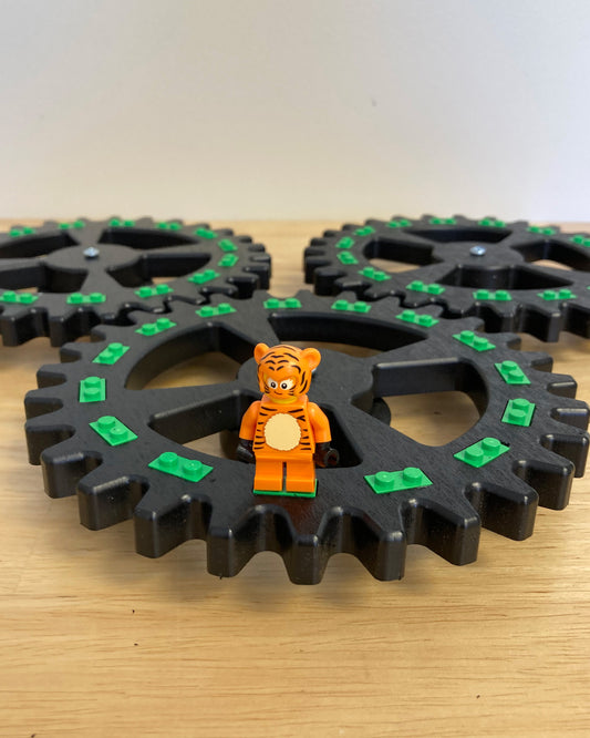LARGE Single Gear - Bright Green