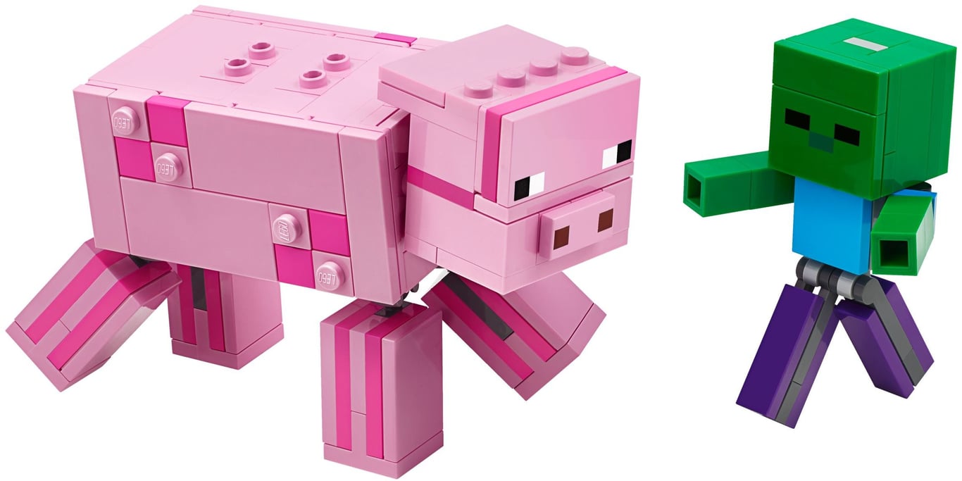21157 BigFig Pig with Baby Zombie