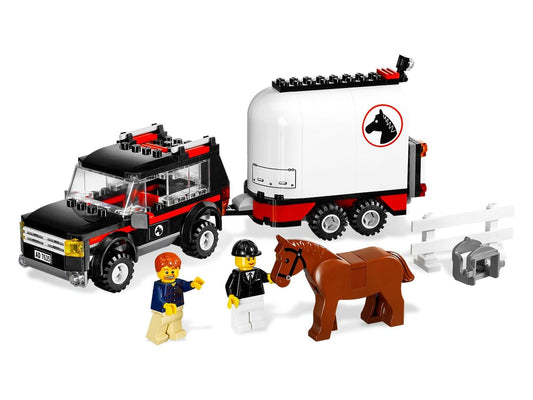 7635 4WD with Horse Trailer missing roof