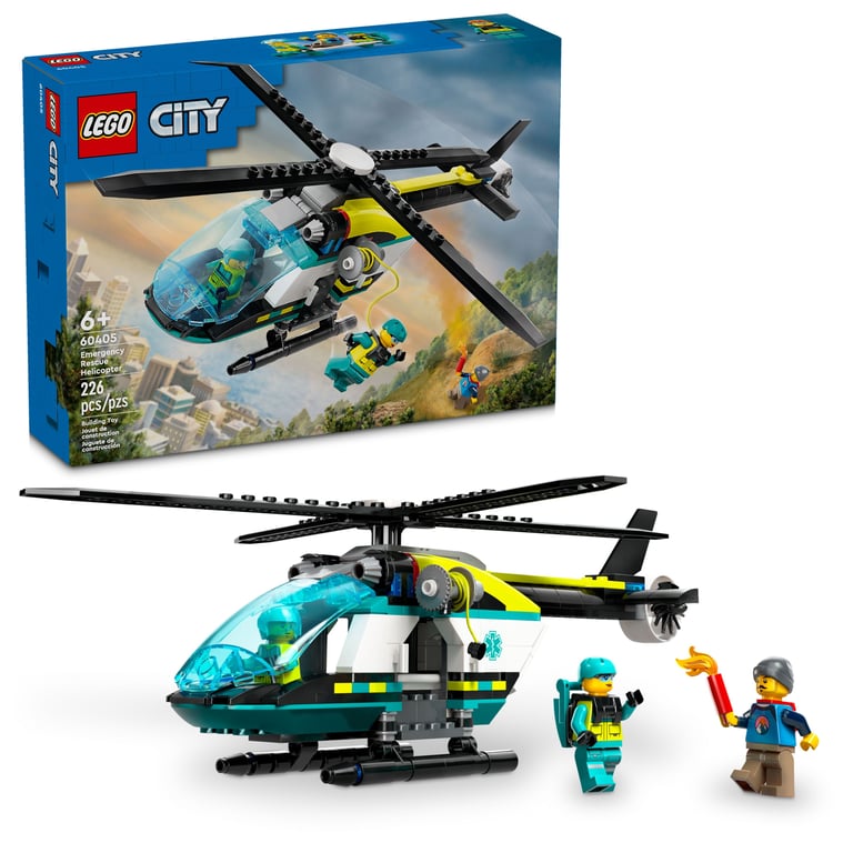 60405 Emergency Rescue Helicopter no figs