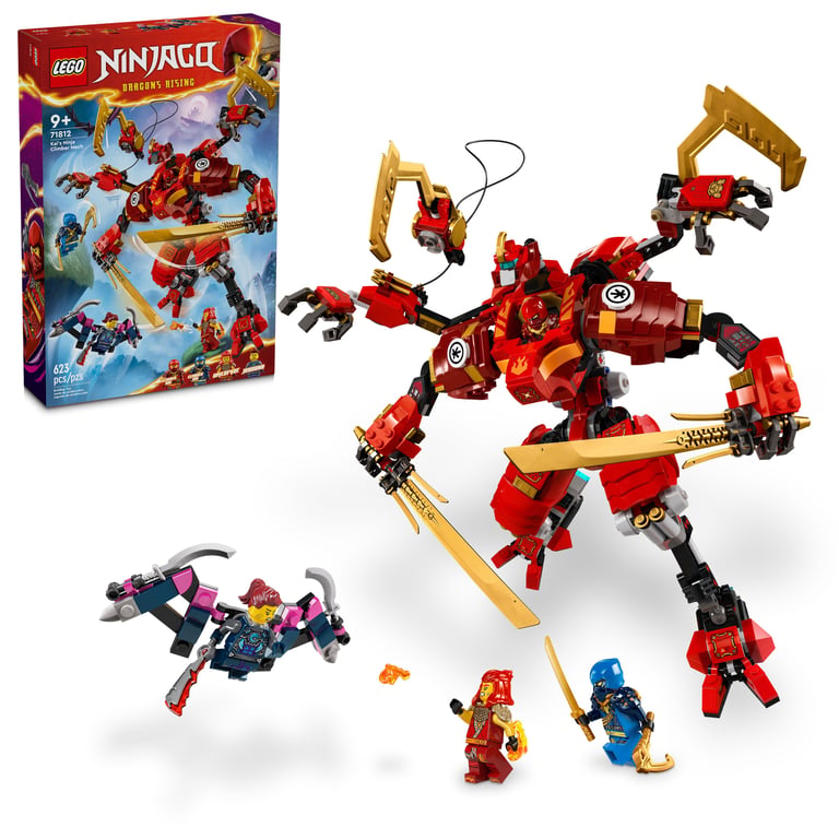 71812 Kai's Ninja Climber Mech missing figs