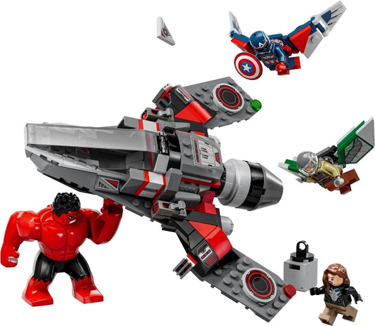 76292 Captain America vs. Red Hulk Battle no figs