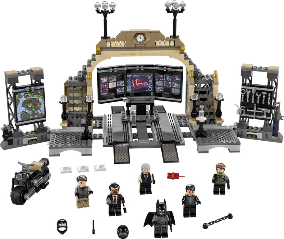 76183 Batcave: The Riddler Face-off no figs