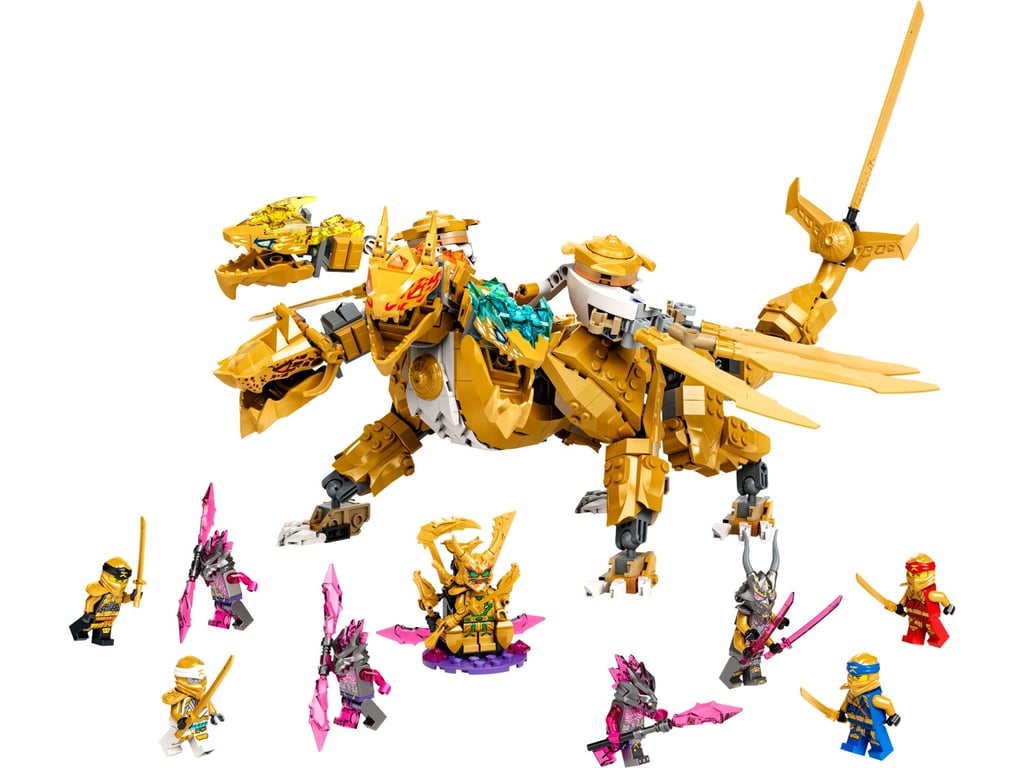 71774 Lloyd's Golden Ultra Dragon missing figs