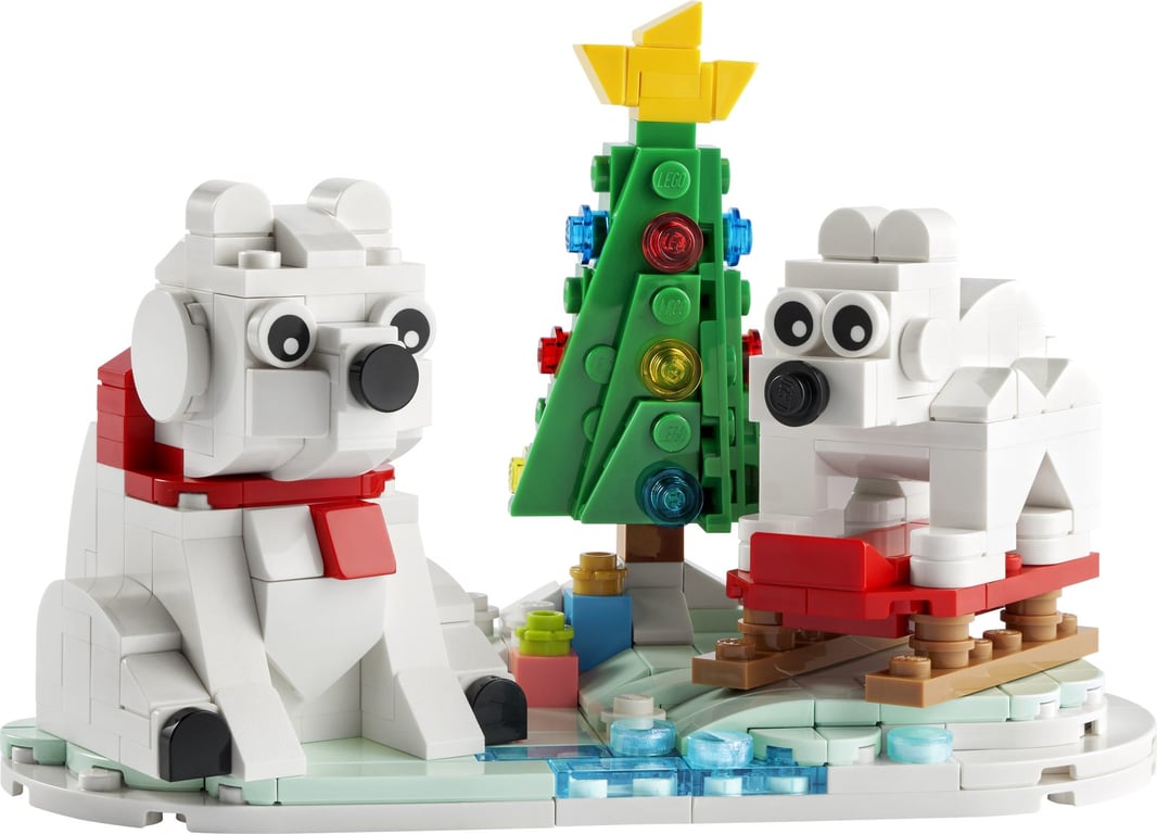 40571 Wintertime Polar Bears missing tree