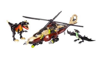 7477 T-1 Typhoon vs. T-Rex helicopter only