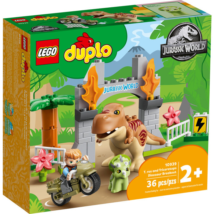 10939 T. rex and Triceratops Dinosaur Breakout Trex only