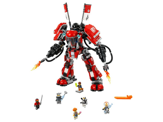70615 Fire Mech no minifigs