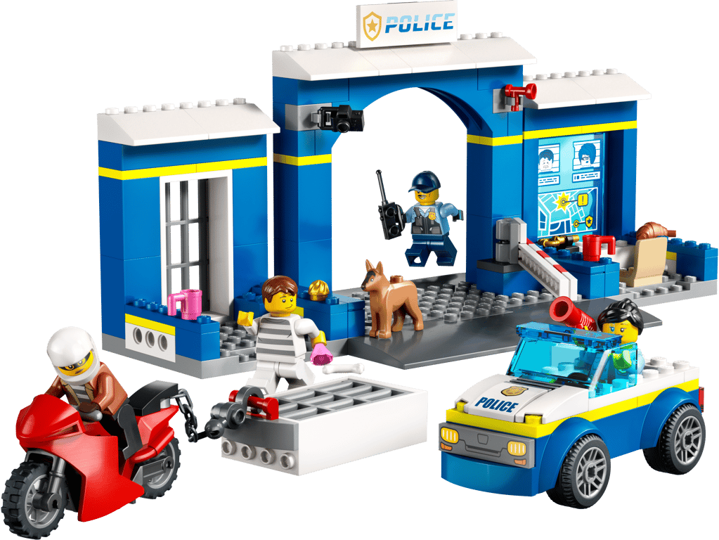 60370 Police Station Chase missing motorcycle