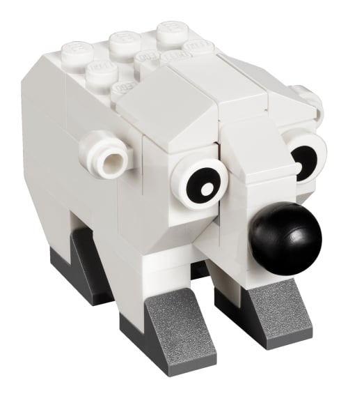 40208 Monthly Mini Model Build Set - 2016 01 January, Polar Bear polybag