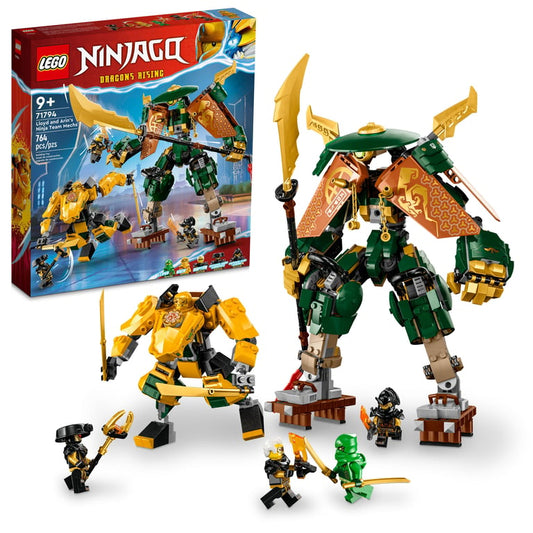 71794 Lloyd and Arin's Ninja Team Mechs missing minifigs