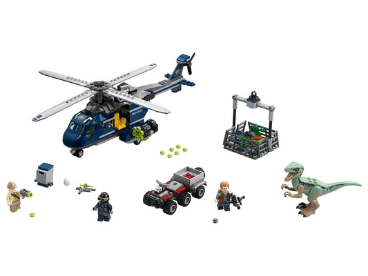 75928 Blue's Helicopter Pursuit missing figs and dinos