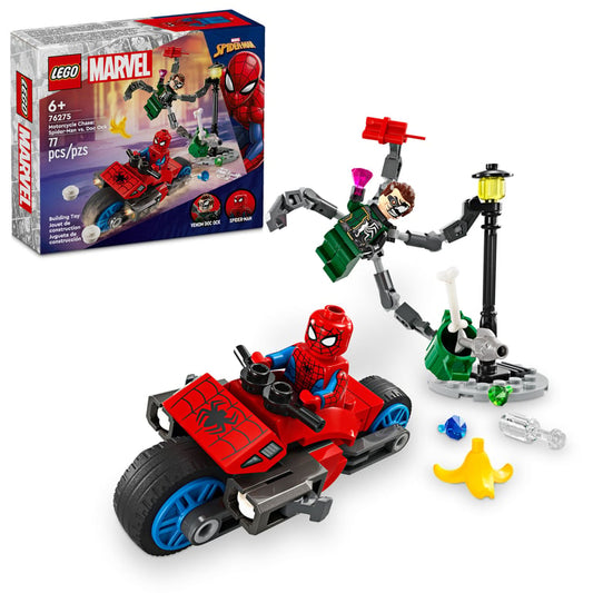 76275 Motorcycle Chase: Spider-Man vs. Doc Ock