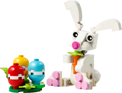 30668 Easter Bunny with Colorful Eggs polybag