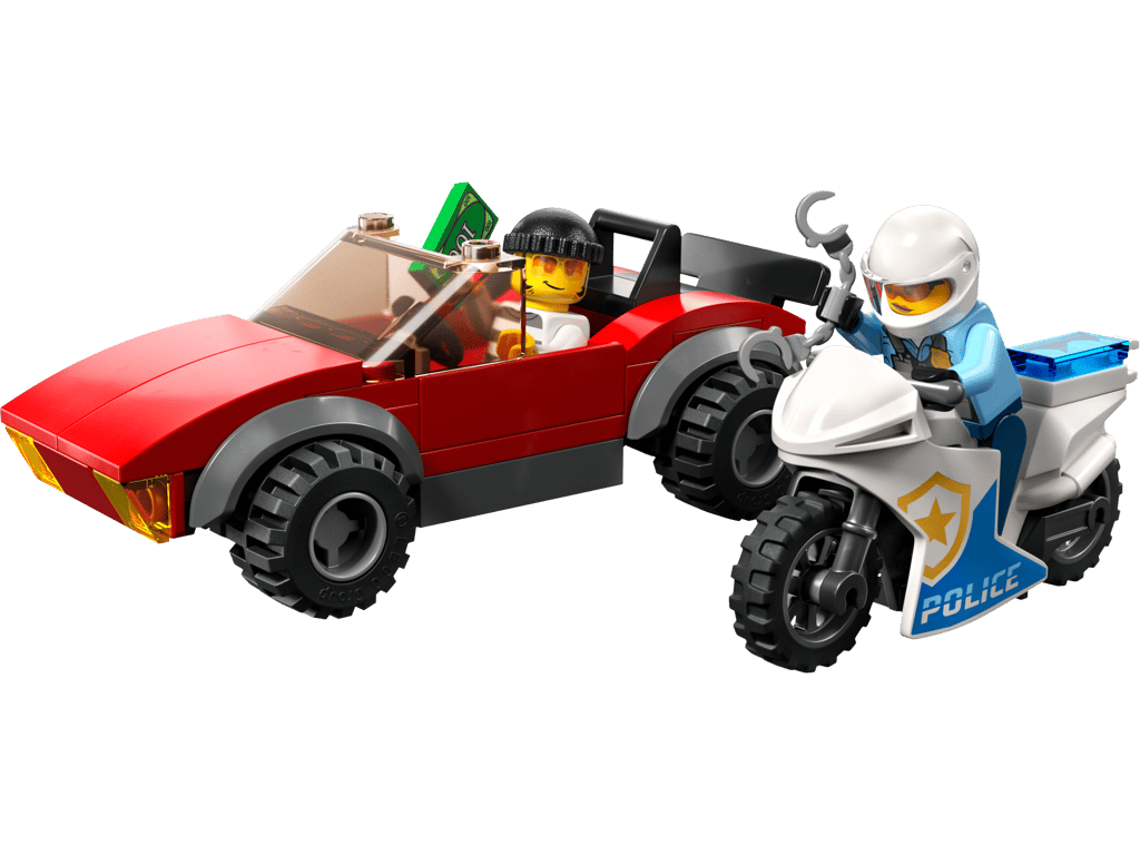 60392 Police Bike Car Chase