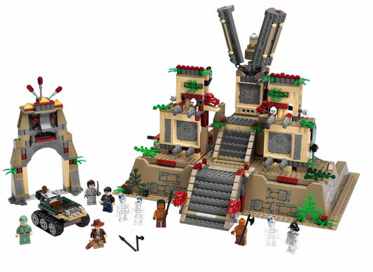 7627 Temple of the Crystal Skull missing figs and side car