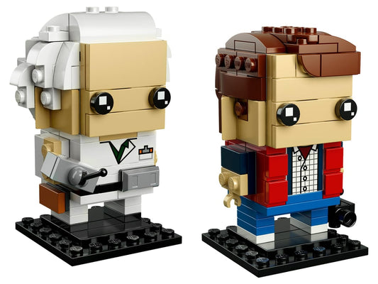 41611 Marty McFly & Doc Brown missing base plates