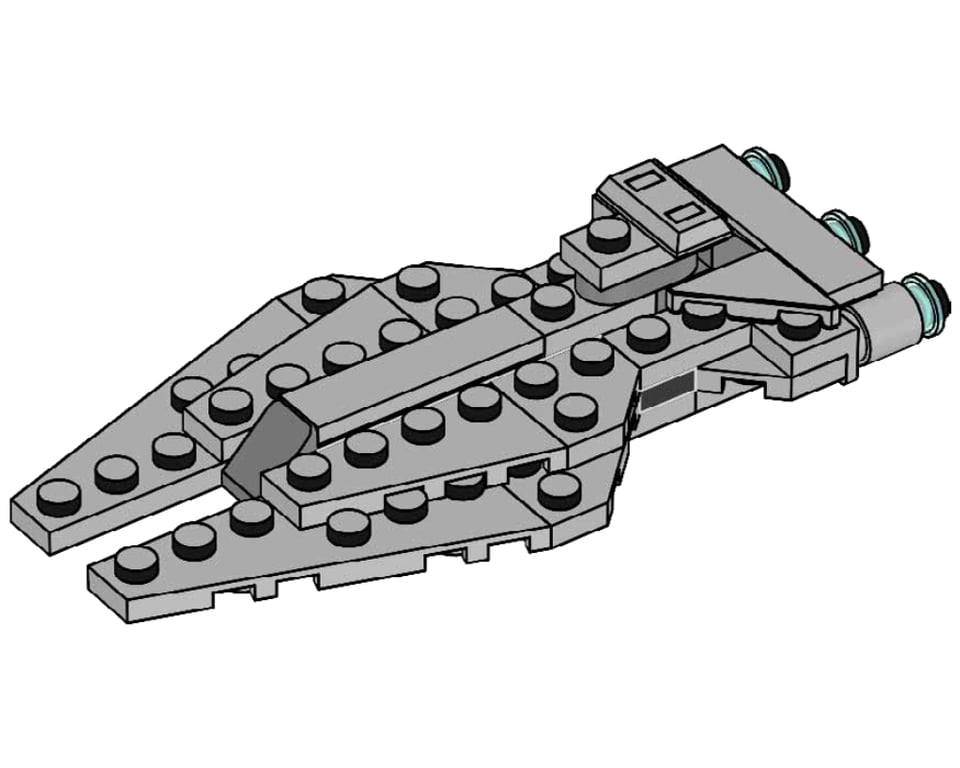 912290 Imperial Light Cruiser - Mini paper bag