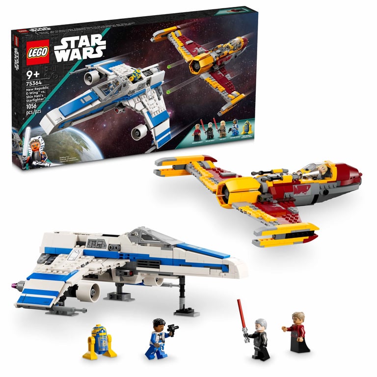 75364 New Republic E-Wing vs. Shin Hati's Starfighter