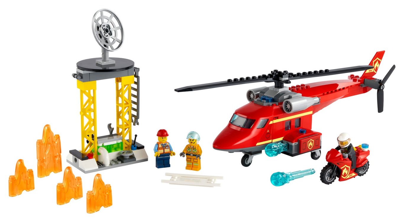 60281 Fire Rescue Helicopter helicopter only