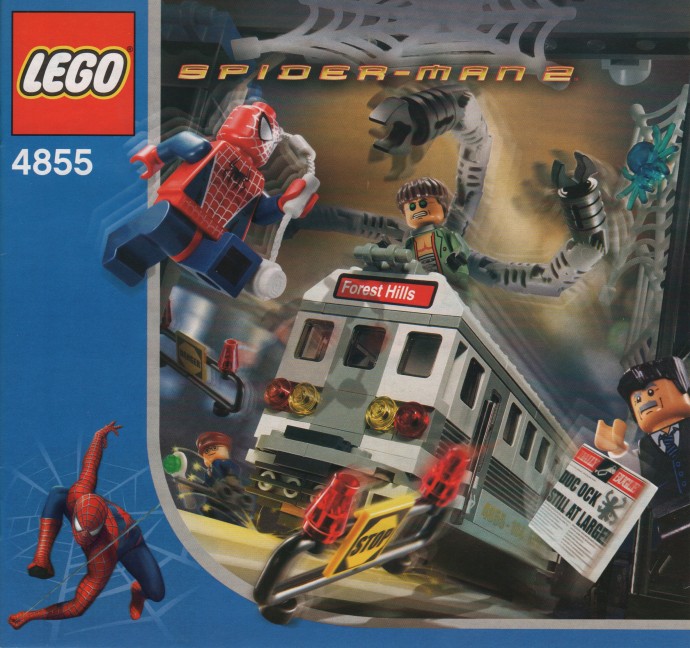 4855 Spider-Man's Train Rescue no figs