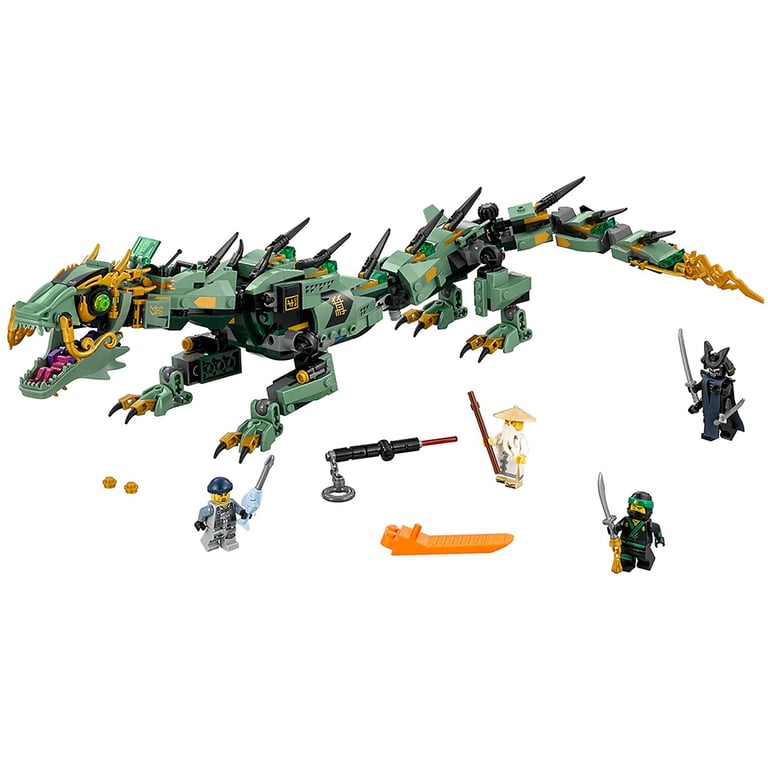 70612 Green Ninja Mech Dragon no figs lloyd only