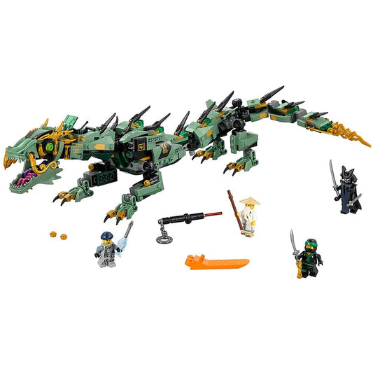 70612 Green Ninja Mech Dragon no figs lloyd only