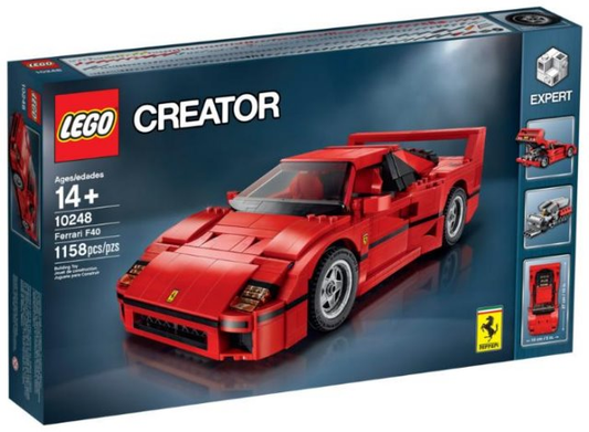 10248 Ferrari F40 damaged box